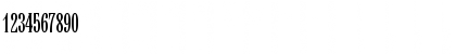 Download Latin XCn BT Regular Font Numeric Preview