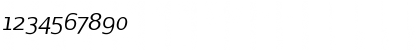 Download Latinaires Italic Font Numeric Preview