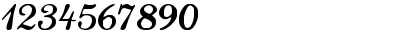 Download LaurenScript Regular Font Numeric Preview