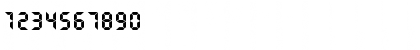 Download LCDDisplayCapsSSK Regular Font Numeric Preview