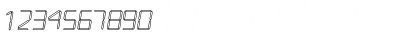Download LCDOutlineSSK Regular Font Numeric Preview