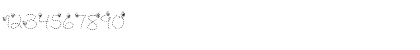 Download LD Bee Regular Font Numeric Preview