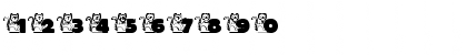 Download LD Cats Regular Font Numeric Preview