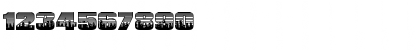 Download LD City Scape Regular Font Numeric Preview