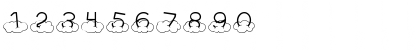 Download LD Cloudy Regular Font Numeric Preview