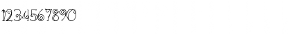 Download LD Curly Swirls Regular Font Numeric Preview