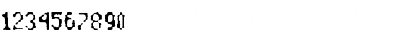 Download LD Dot Matrix Regular Font Numeric Preview
