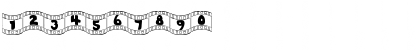 Download LD Filmstrip Regular Font Numeric Preview