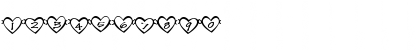 Download LD LoveLinks Regular Font Numeric Preview