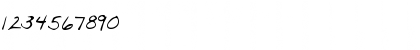 Download LD Print 12 Regular Font Numeric Preview