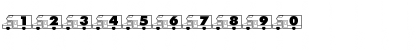 Download LD RV Regular Font Numeric Preview