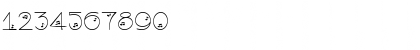 Download LD Tunes Print Regular Font Numeric Preview
