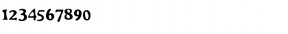 Download LD Typeset Regular Font Numeric Preview
