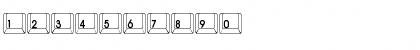Download LD Typist Regular Font Numeric Preview