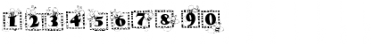 Download LDJ Bee Sting Regular Font Numeric Preview