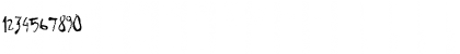 Download LDJ Ghostwriter Regular Font Numeric Preview