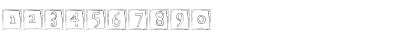 Download LDJ Snow Blocks Regular Font Numeric Preview