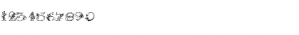 Download LDJ Spring Flowers Regular Font Numeric Preview