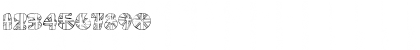Download LDJ Union Jack Regular Font Numeric Preview