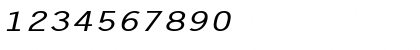 Download Lechter Extended Bold Italic Font Numeric Preview