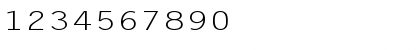 Download Lechter Extended Normal Font Numeric Preview