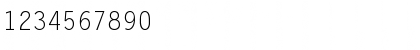 Download Lechter Normal Font Numeric Preview