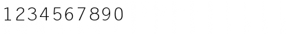 Download Lechter Wide Normal Font Numeric Preview