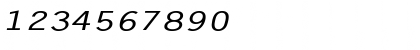 Download LechterExtended BoldItalic Font Numeric Preview