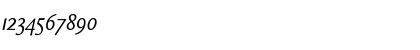 Download Legacy Sans ITC Book Italic Font Numeric Preview