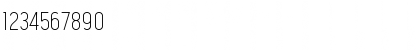 Download LegerLight Regular Font Numeric Preview