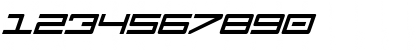 Download Legion Italic Italic Font Numeric Preview