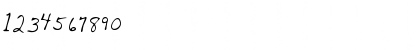 Download LEHN028 Regular Font Numeric Preview