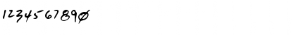 Download LEHN040 Regular Font Numeric Preview