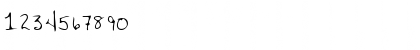 Download LEHN050 Regular Font Numeric Preview