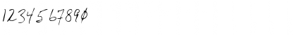 Download LEHN165 Regular Font Numeric Preview