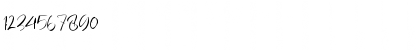 Download Antosan Regular Font Numeric Preview