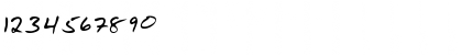 Download LEHN265 Regular Font Numeric Preview
