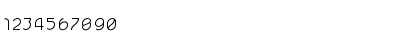 Download lelim Light Font Numeric Preview