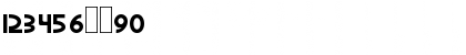 Download Lepus Normal Font Numeric Preview