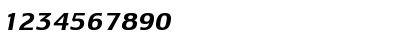 Download LesmoreBoldItalic Roman Font Numeric Preview