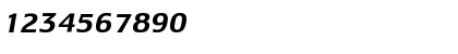 Download LesmoreBoldItalicTab Roman Font Numeric Preview