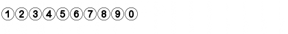 Download Letter Beads Regular Font Numeric Preview