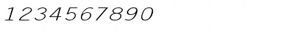 Download LetterGothic-Italic Ex Regular Font Numeric Preview