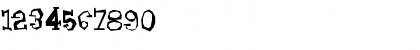 Download AdLib Regular Font Numeric Preview