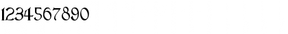 Download Lightfoot Regular Font Numeric Preview