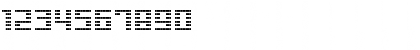 Download Liner BMP14 Regular Font Numeric Preview