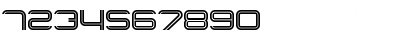 Download Liner Regular Font Numeric Preview