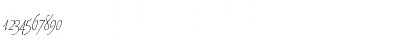 Download LTFinerliner Micro Regular Font Numeric Preview