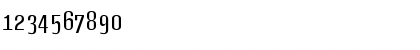 Download LTOctane Regular Font Numeric Preview