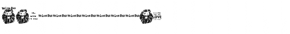 Download Lion King Regular Font Numeric Preview